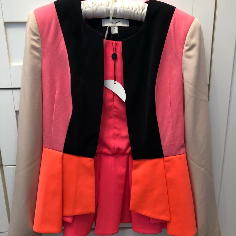 Cameo peplum blazer